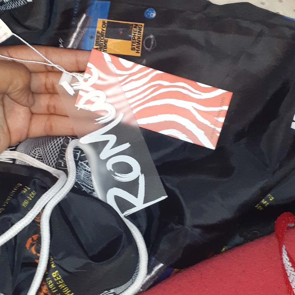 Letter graphic drawstring pants - Picture 6 of 6